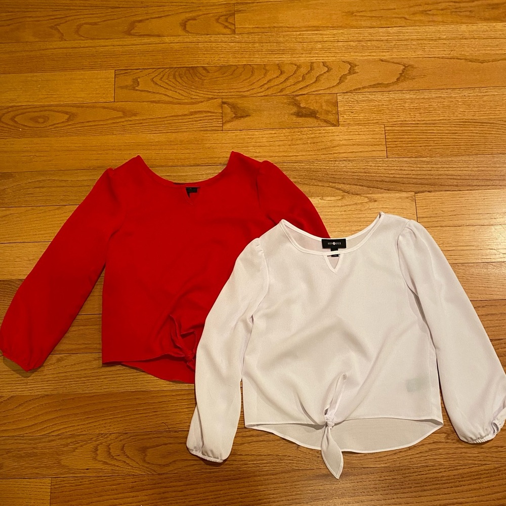 Girl’s Medium Blouse With Tie